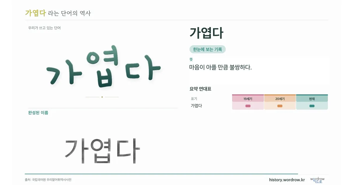 가엽다 대표 이미지