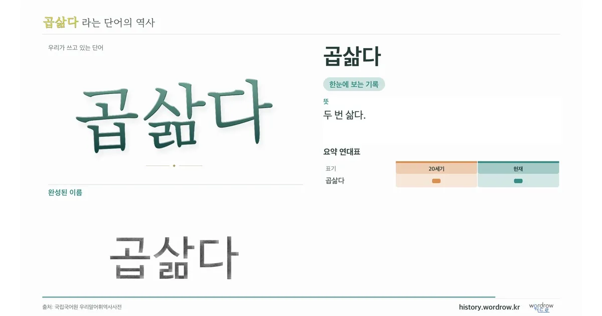 곱삶다 대표 이미지