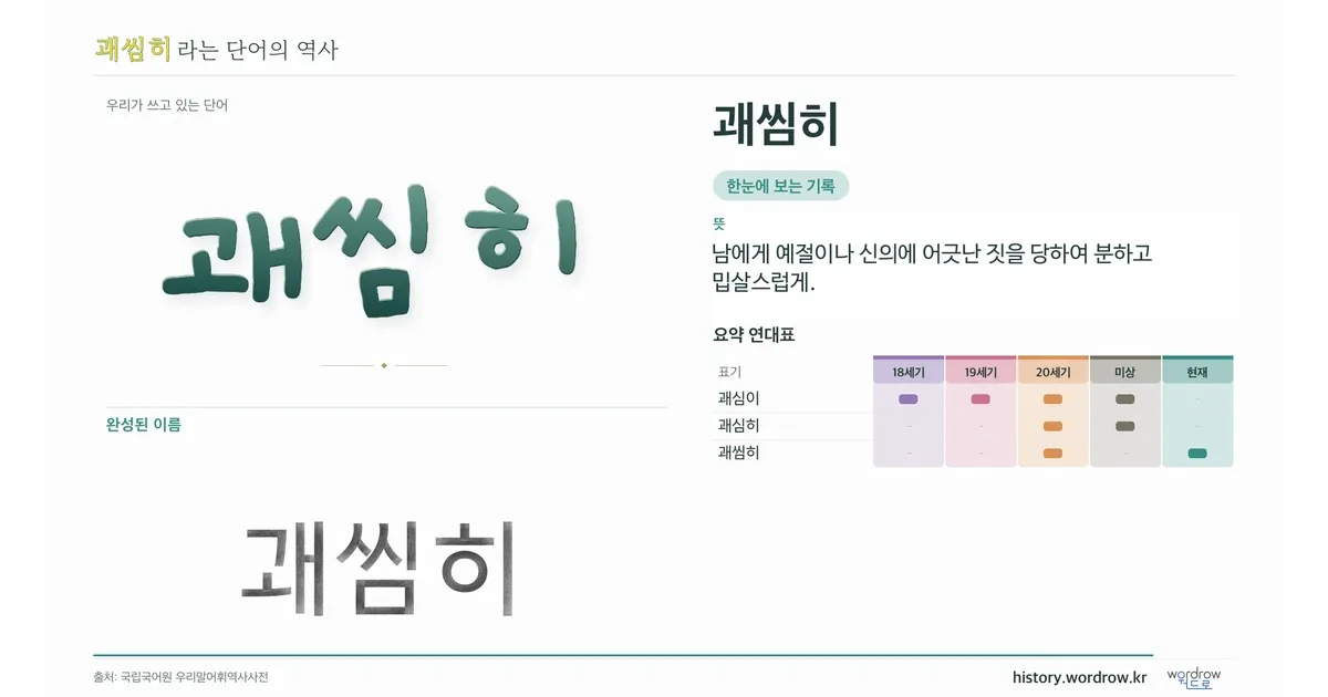 괘씸히 대표 이미지