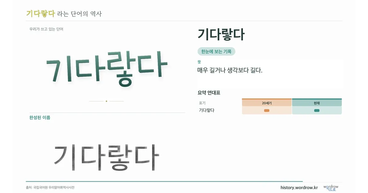 기다랗다 대표 이미지
