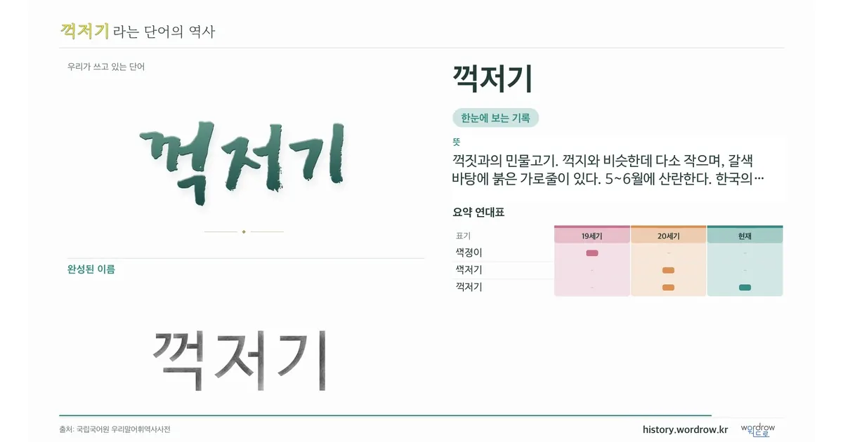 꺽저기 대표 이미지