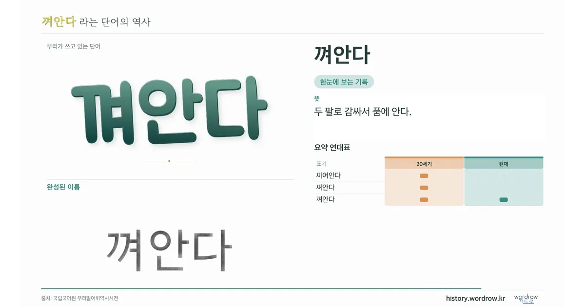 껴안다 대표 이미지