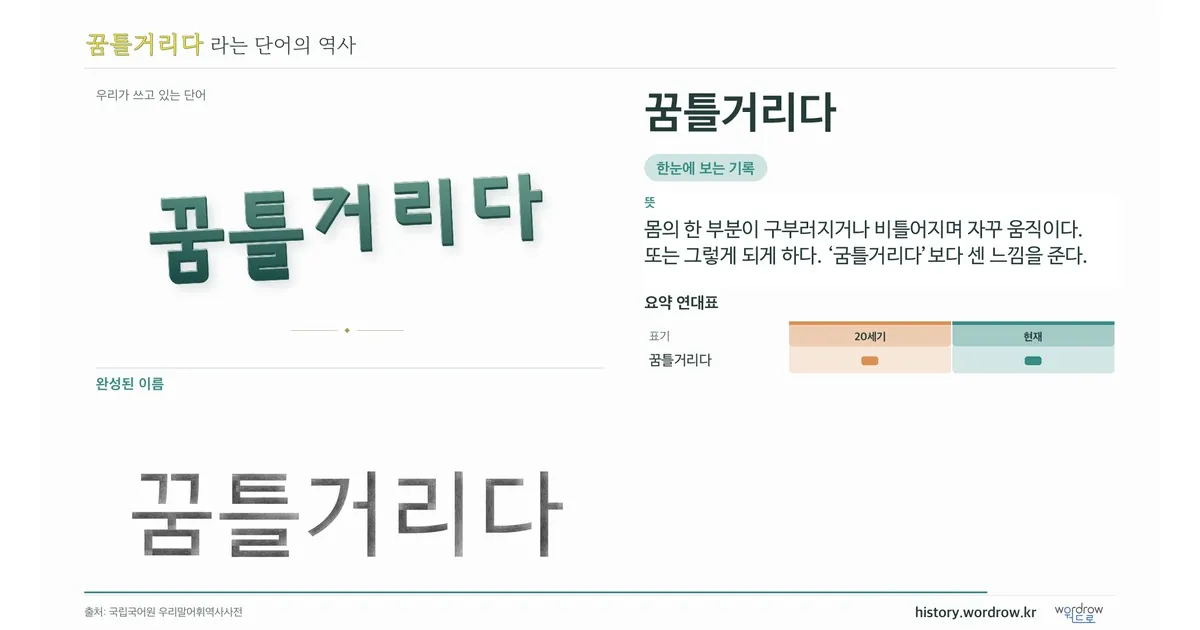 꿈틀거리다 대표 이미지