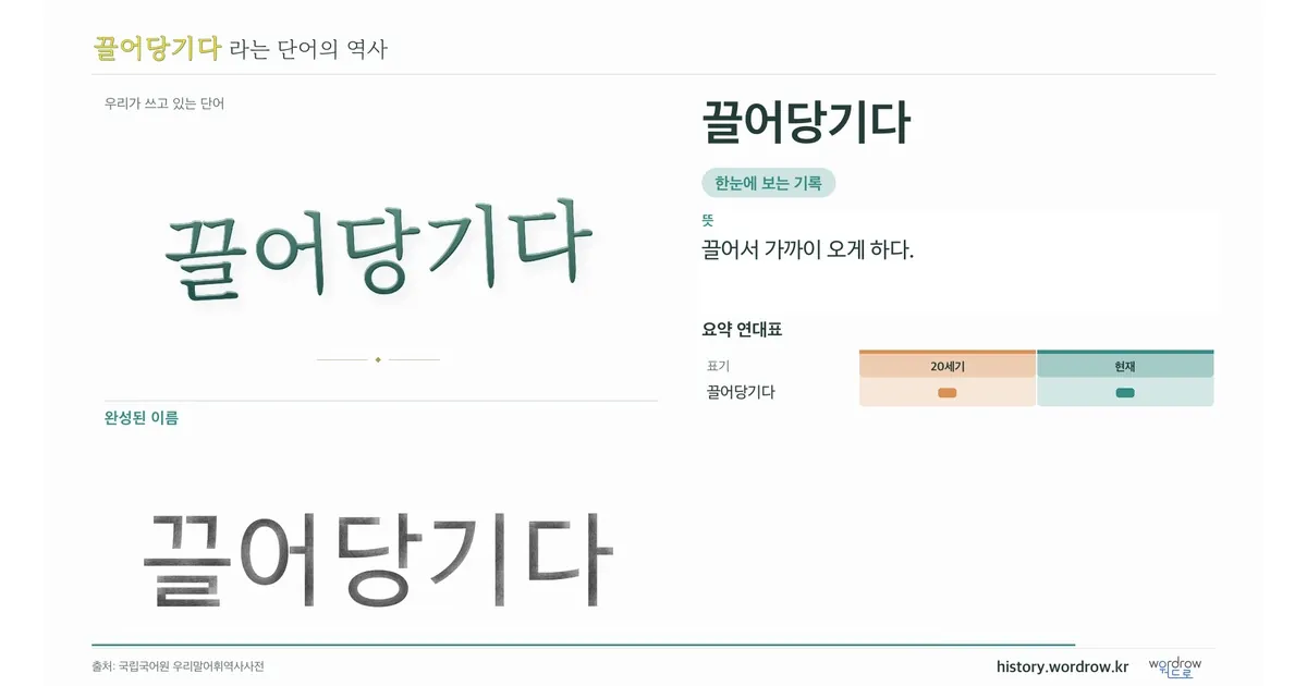 끌어당기다 대표 이미지