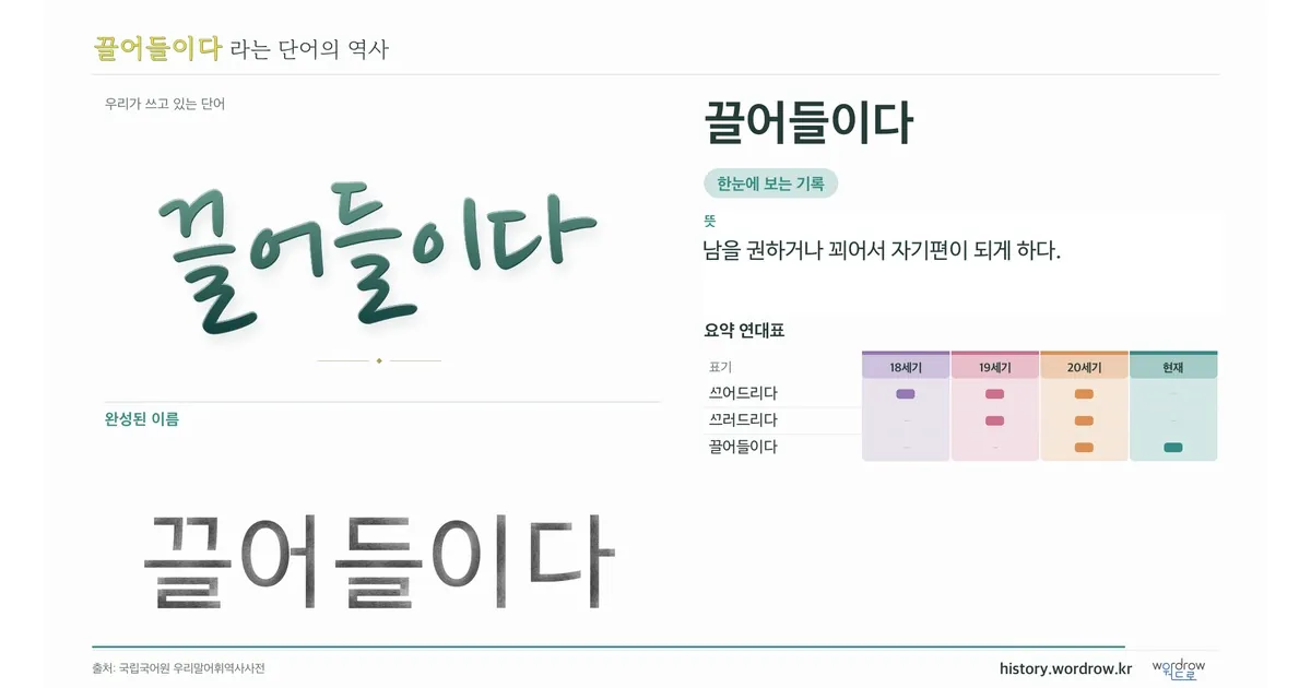 끌어들이다 대표 이미지