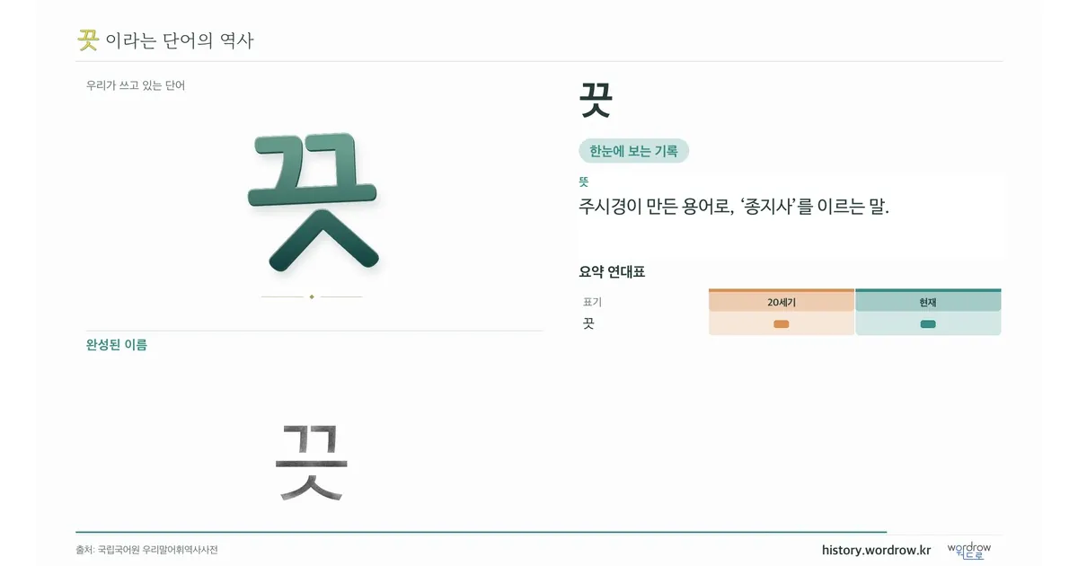 끗 대표 이미지