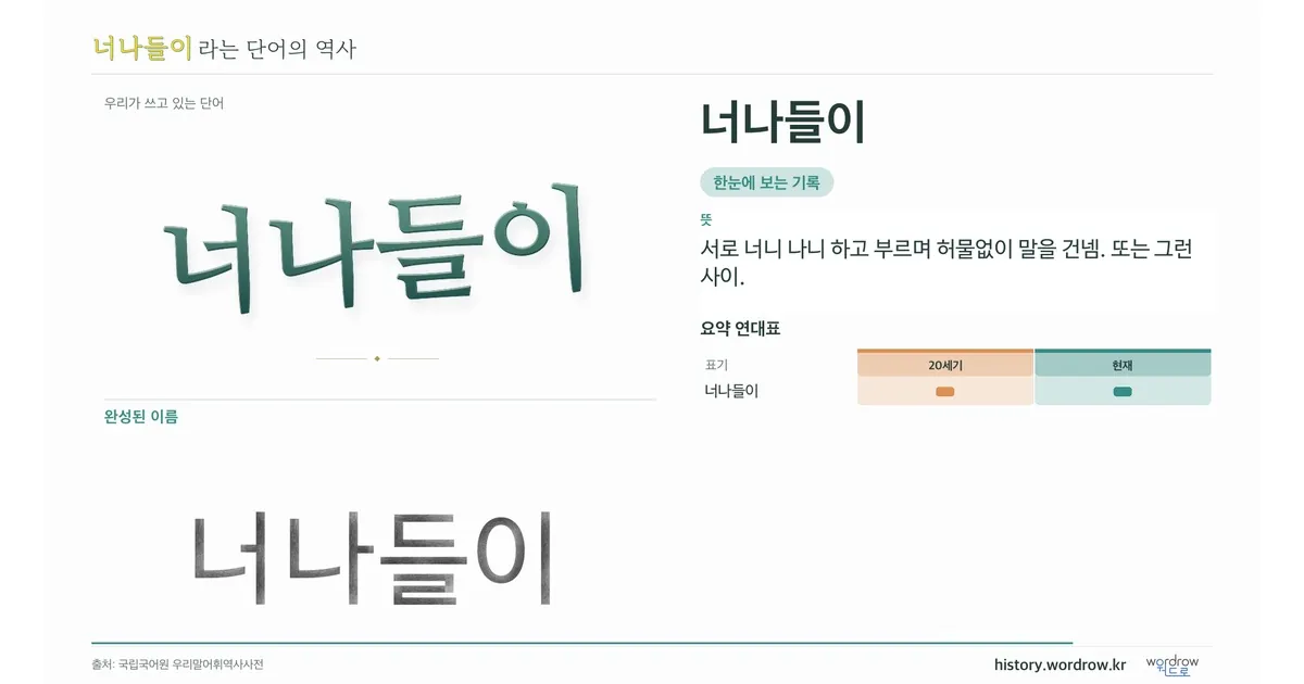 너나들이 대표 이미지