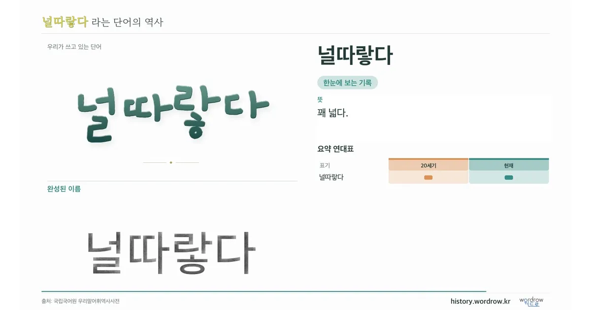 널따랗다 대표 이미지
