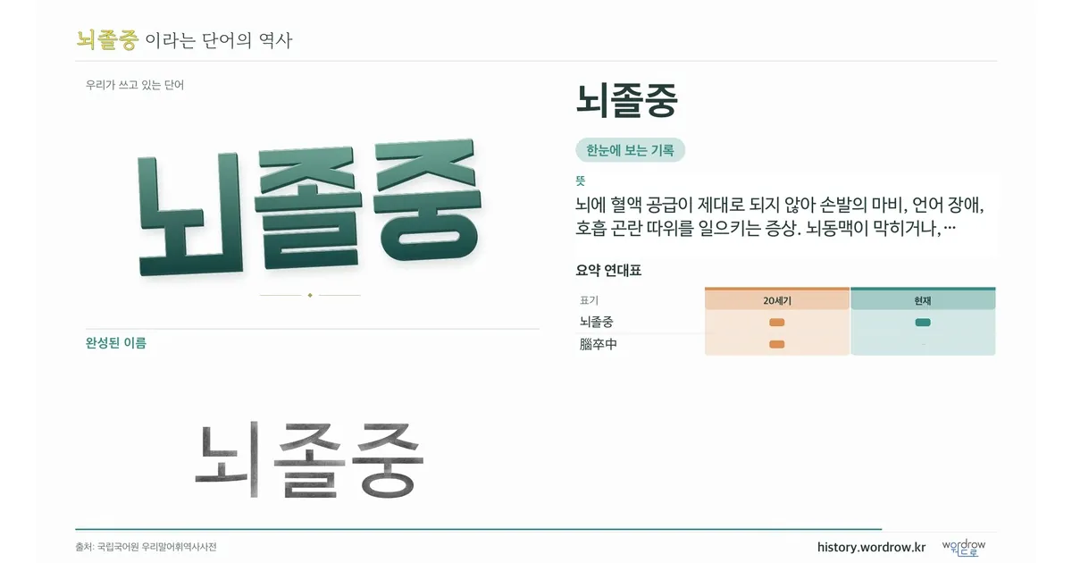 뇌졸중 대표 이미지