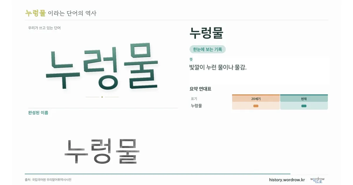 누렁물 대표 이미지