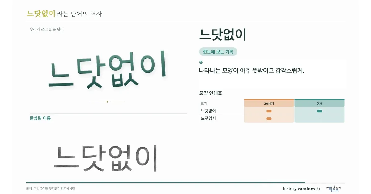 느닷없이 대표 이미지