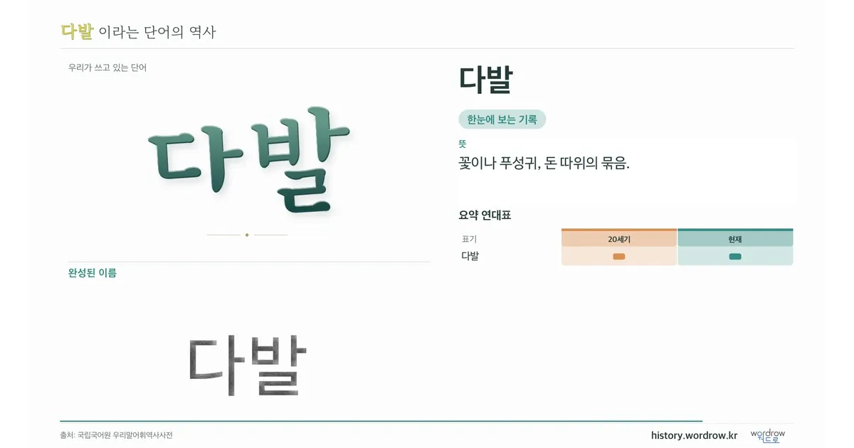 다발 대표 이미지