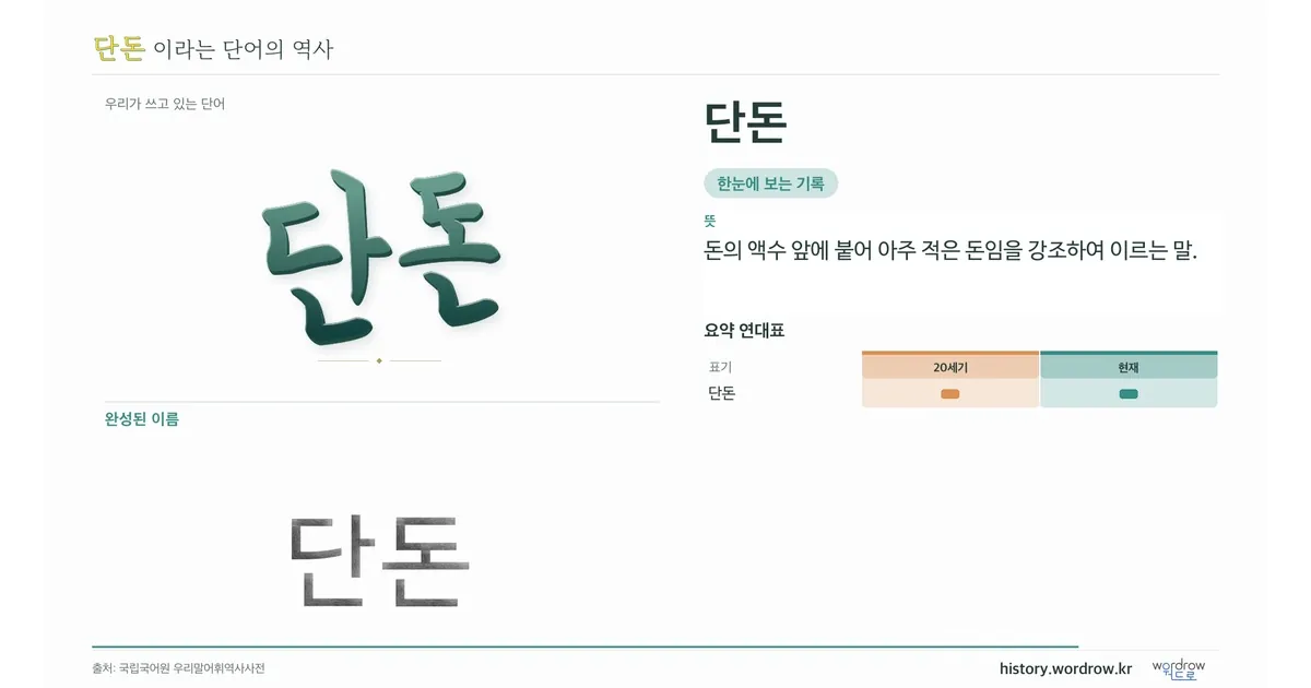 단돈 대표 이미지