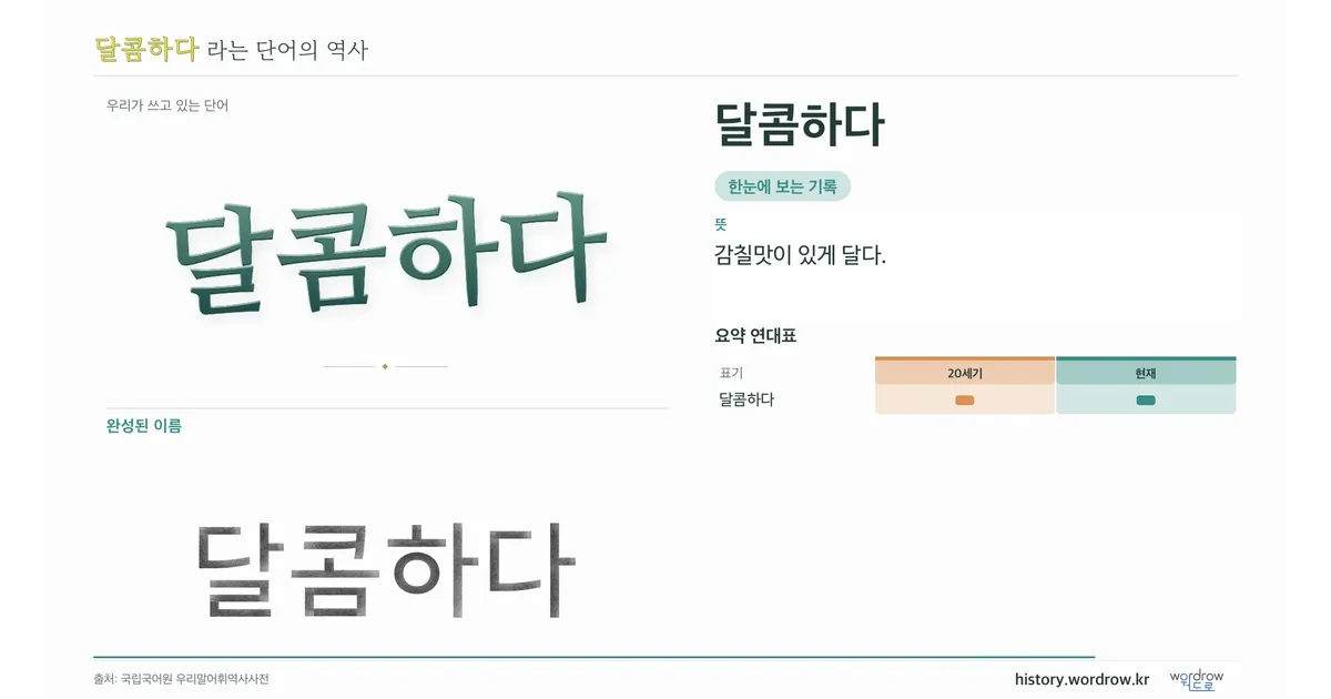 달콤하다 대표 이미지