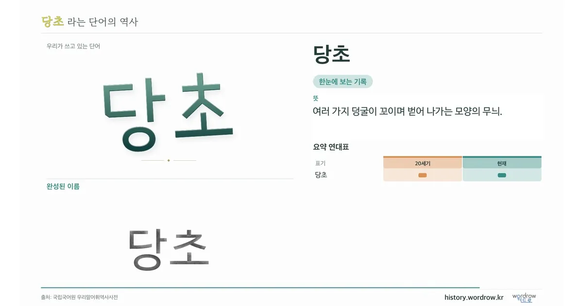 당초 대표 이미지