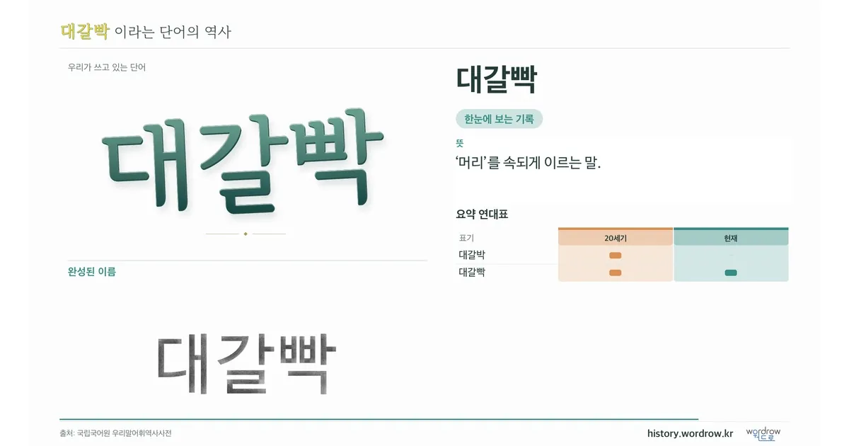 대갈빡 대표 이미지