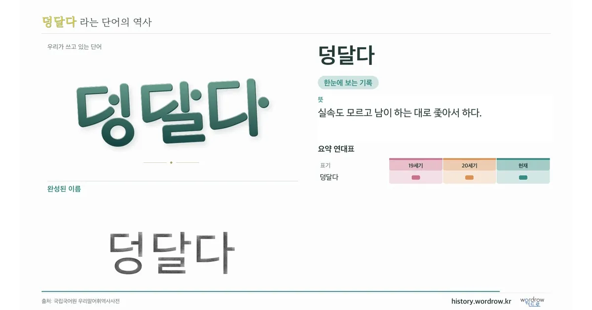 덩달다 대표 이미지