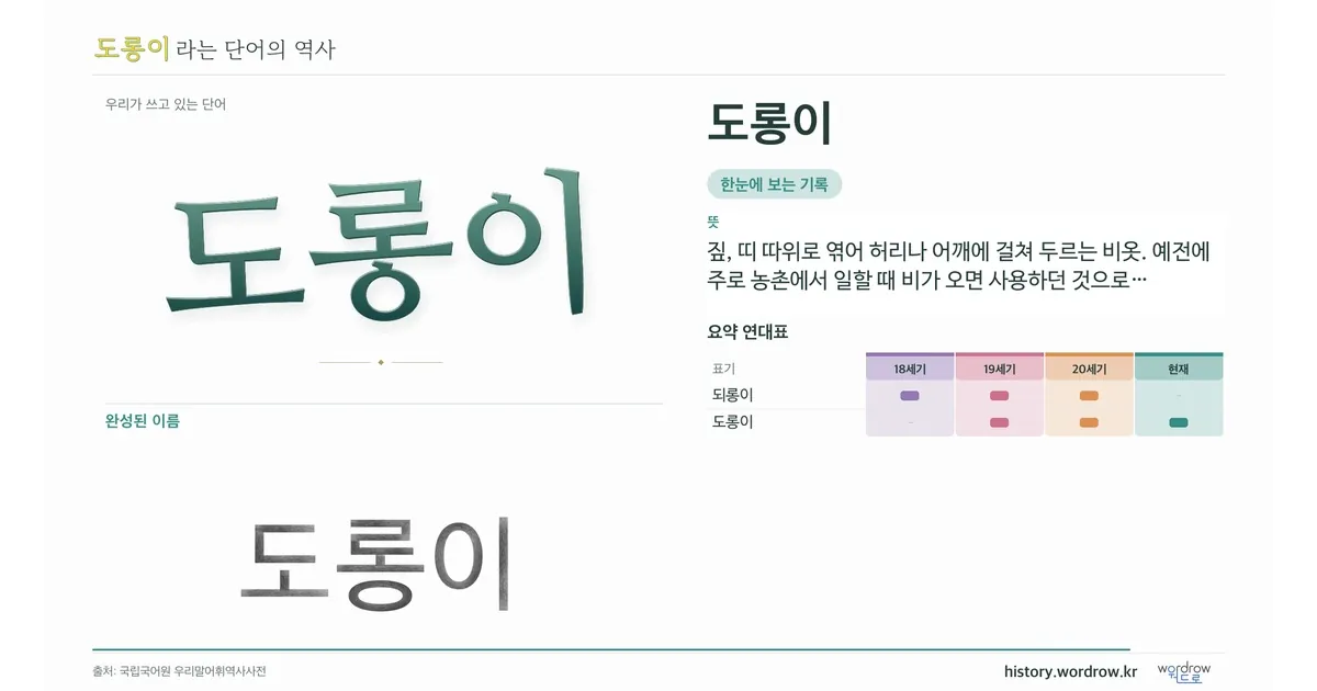 도롱이 대표 이미지
