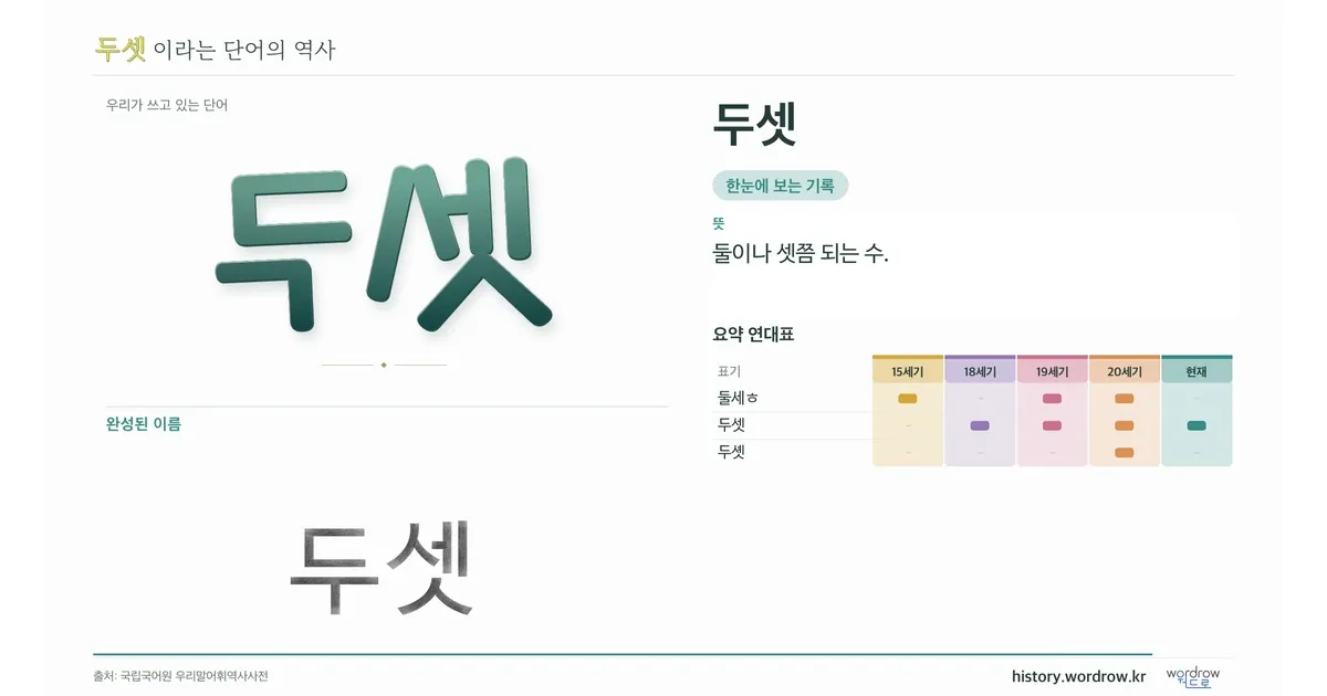 두셋 대표 이미지