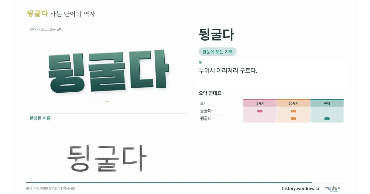 뒹굴다 대표 이미지