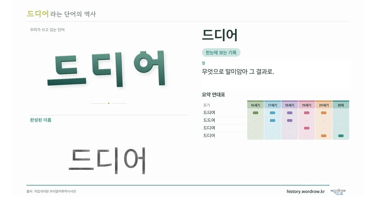 드디어 대표 이미지