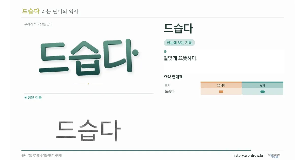 드습다 대표 이미지