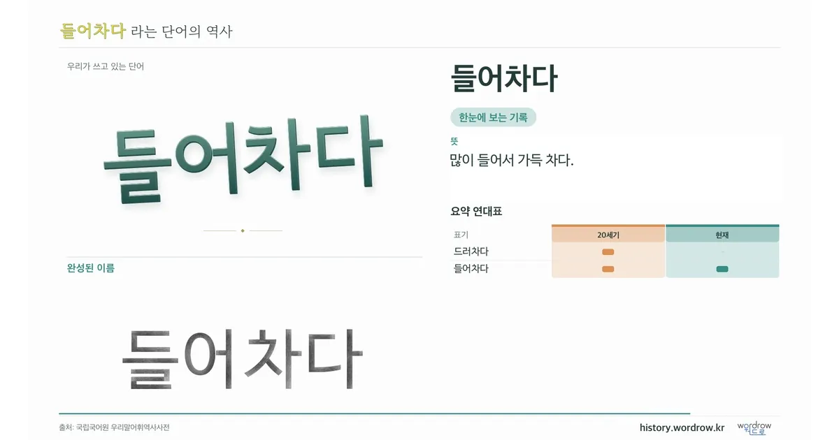 들어차다 대표 이미지