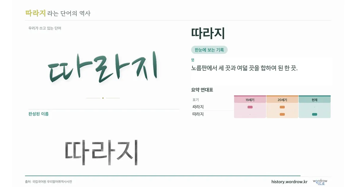 따라지 대표 이미지