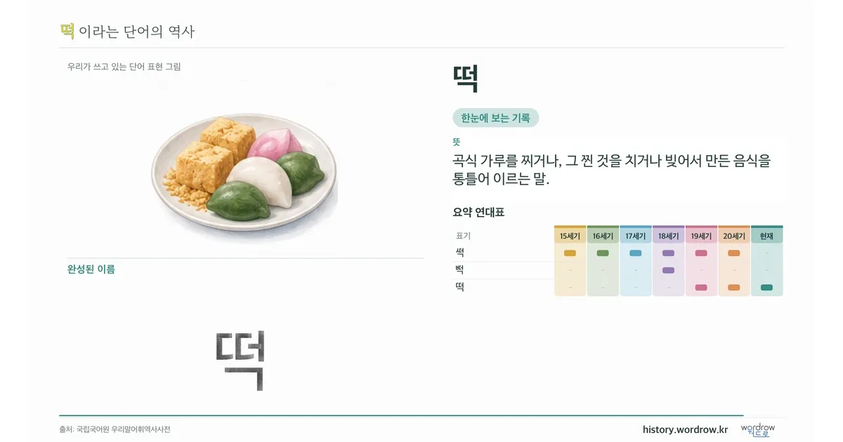 떡 대표 이미지