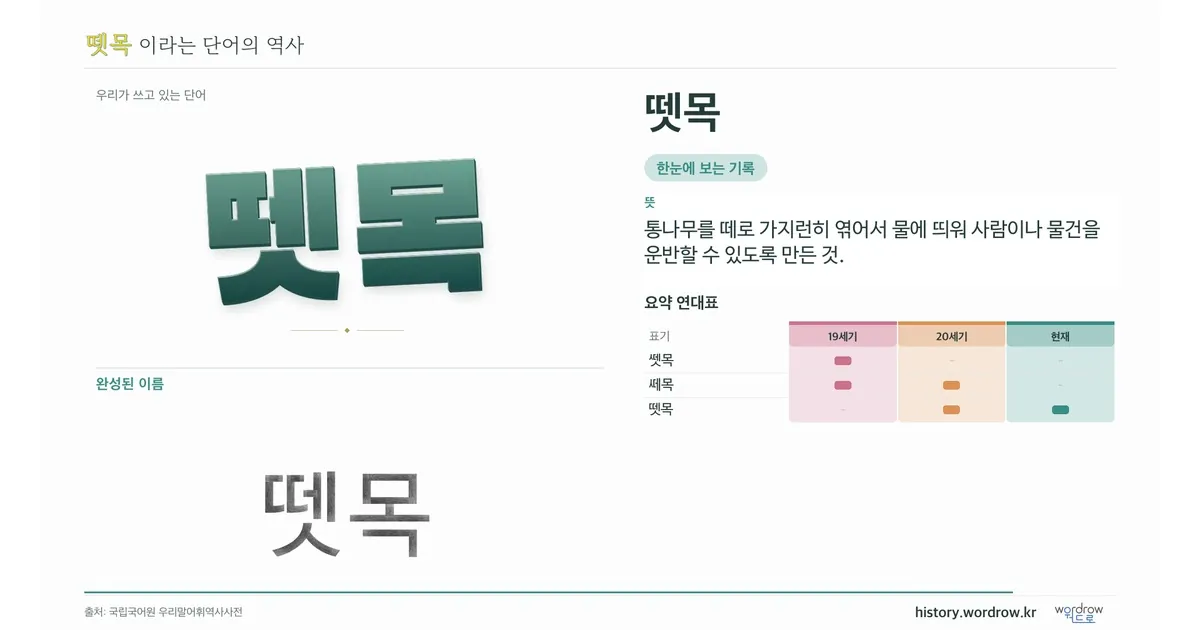 뗏목 대표 이미지
