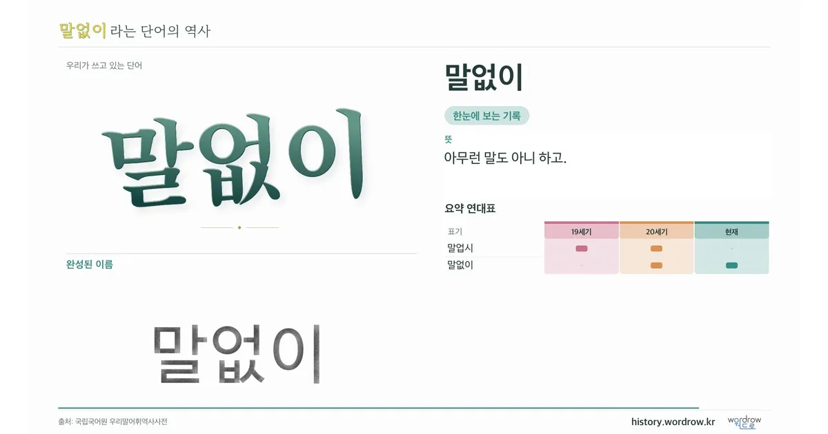 말없이 대표 이미지