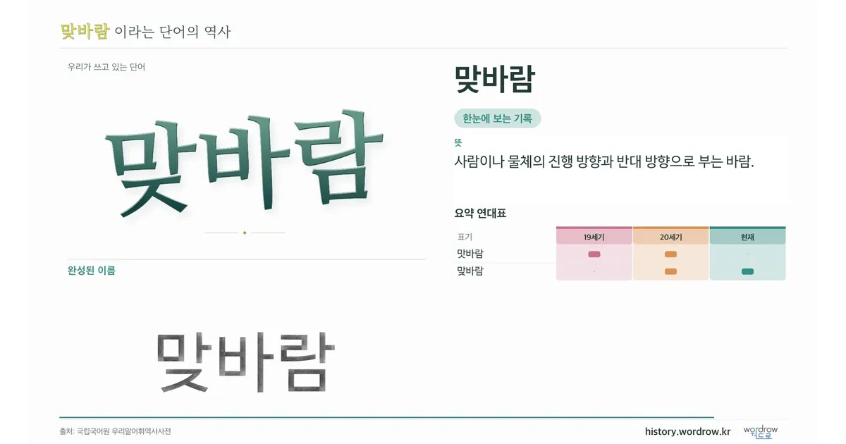 맞바람 대표 이미지