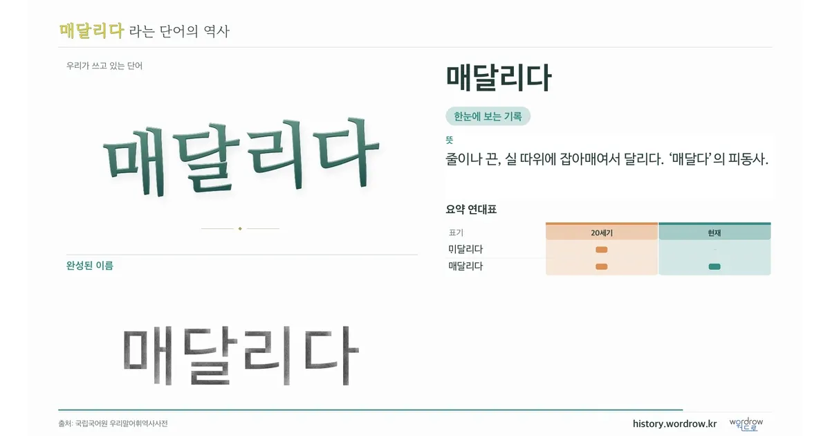 매달리다 대표 이미지