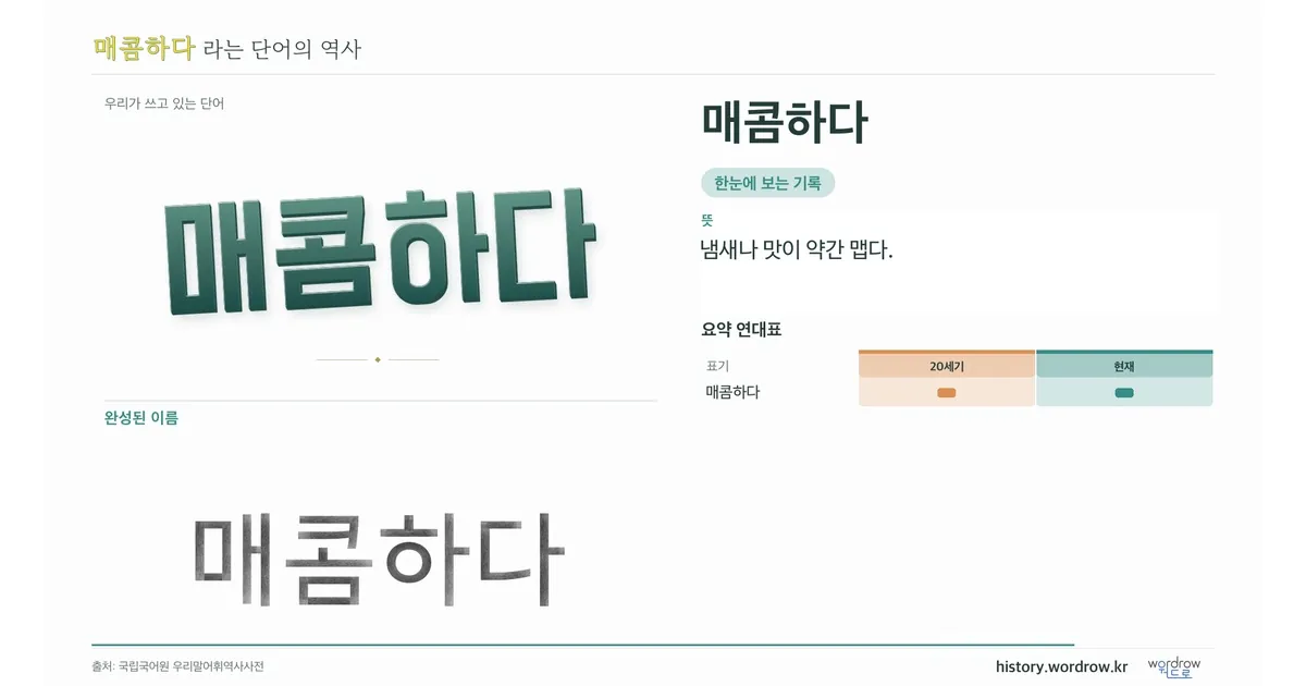 매콤하다 대표 이미지