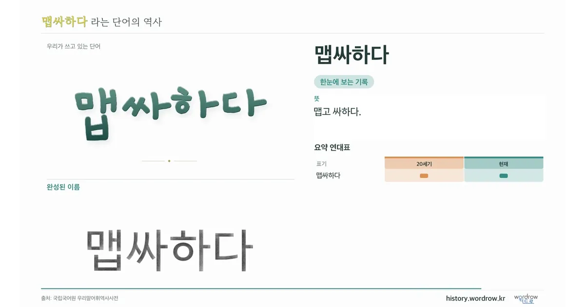 맵싸하다 대표 이미지