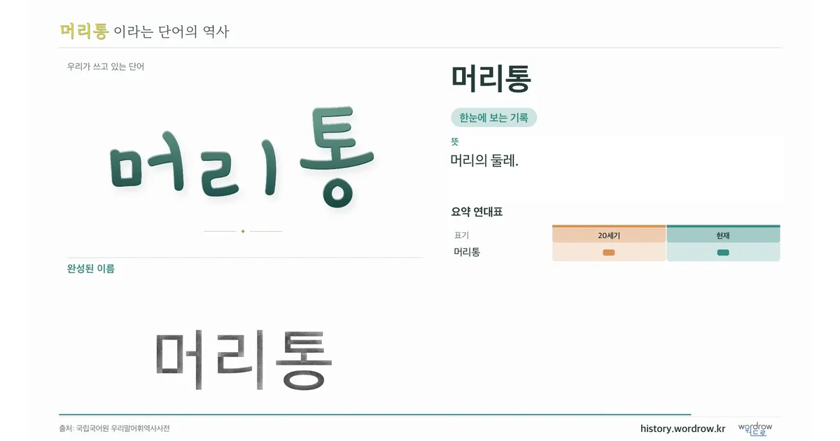 머리통 대표 이미지
