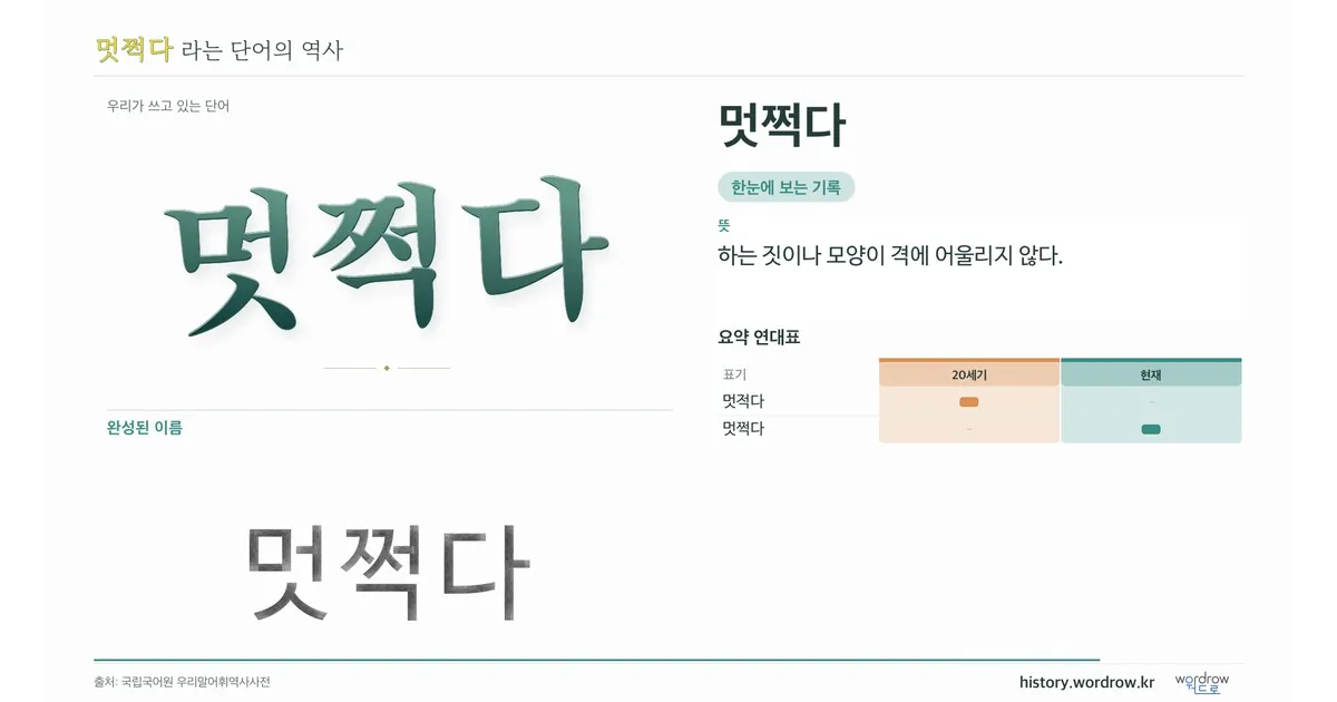 멋쩍다 대표 이미지
