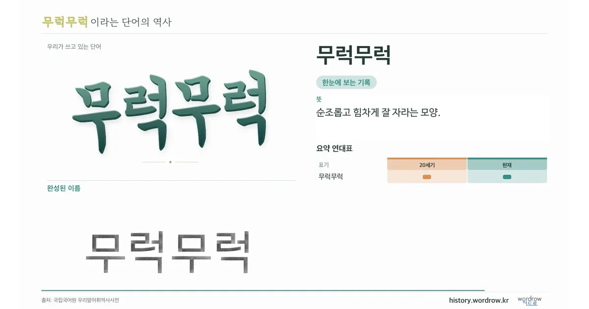 무럭무럭 대표 이미지