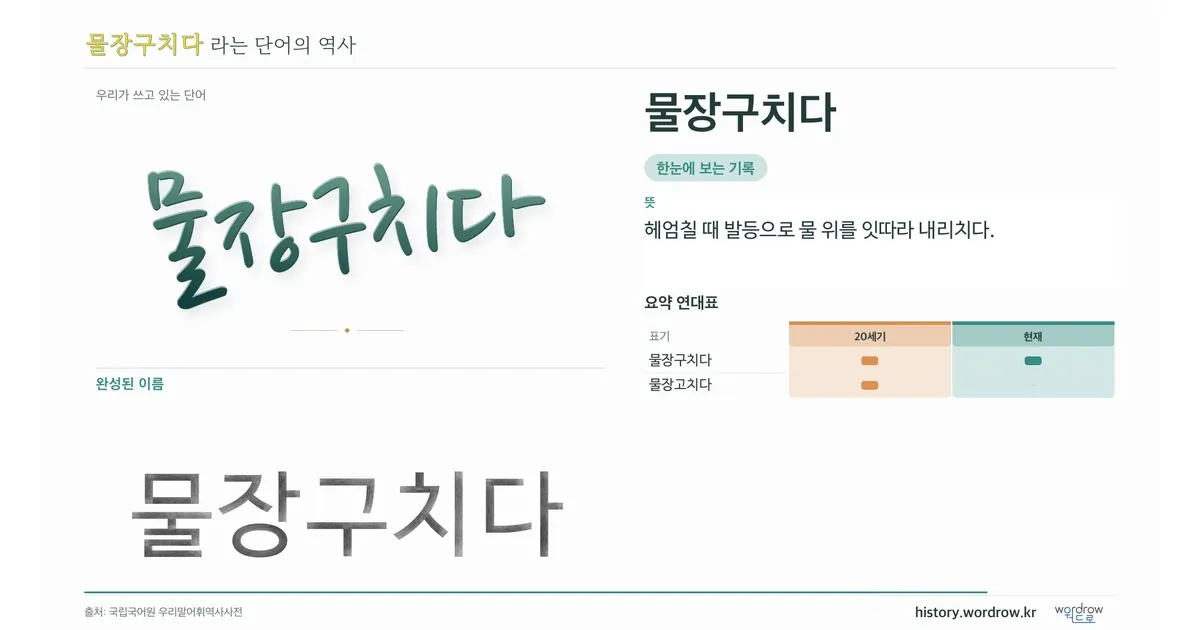 물장구치다 대표 이미지