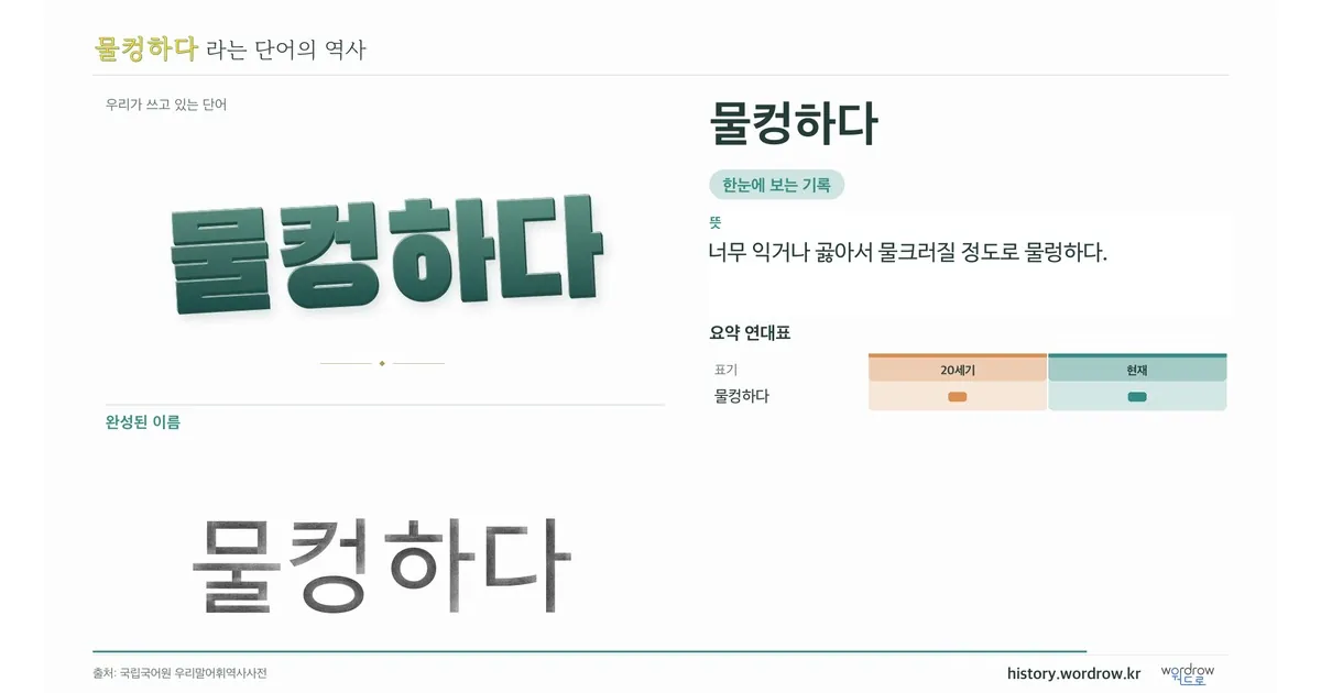 물컹하다 대표 이미지