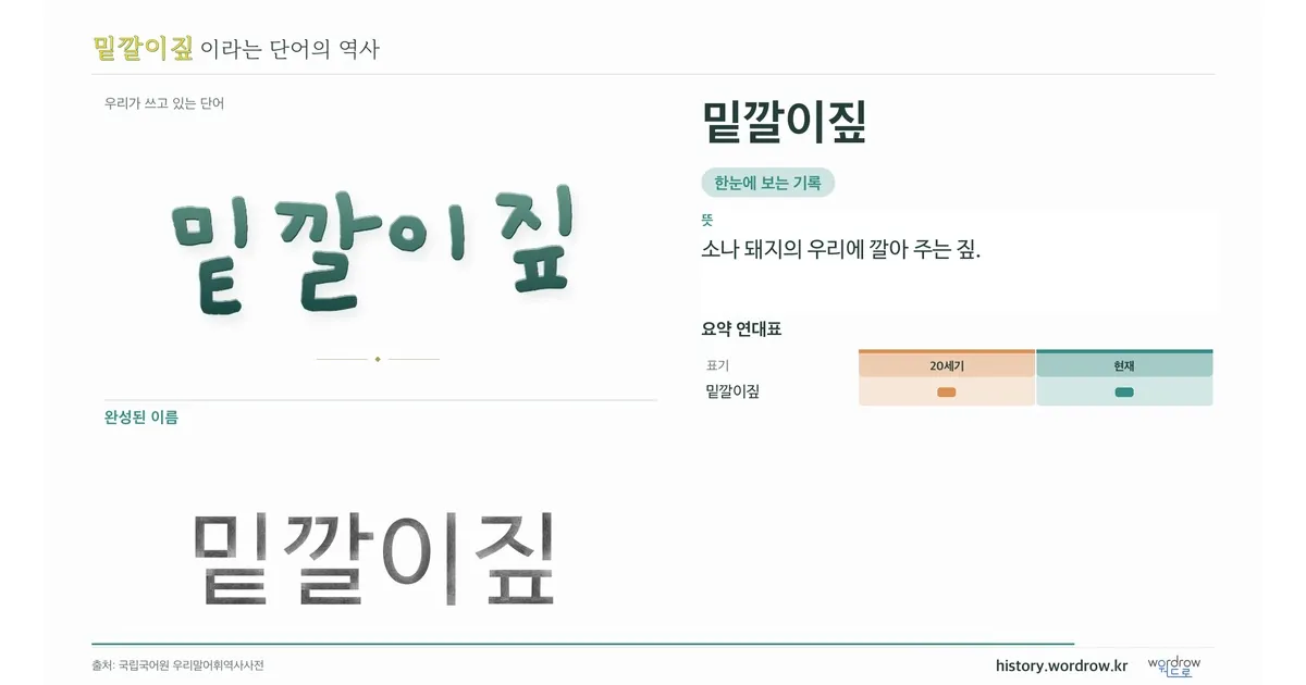 밑깔이짚 대표 이미지