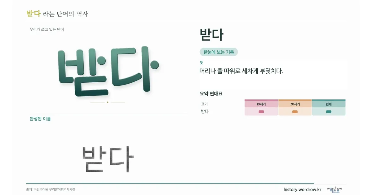 받다 대표 이미지
