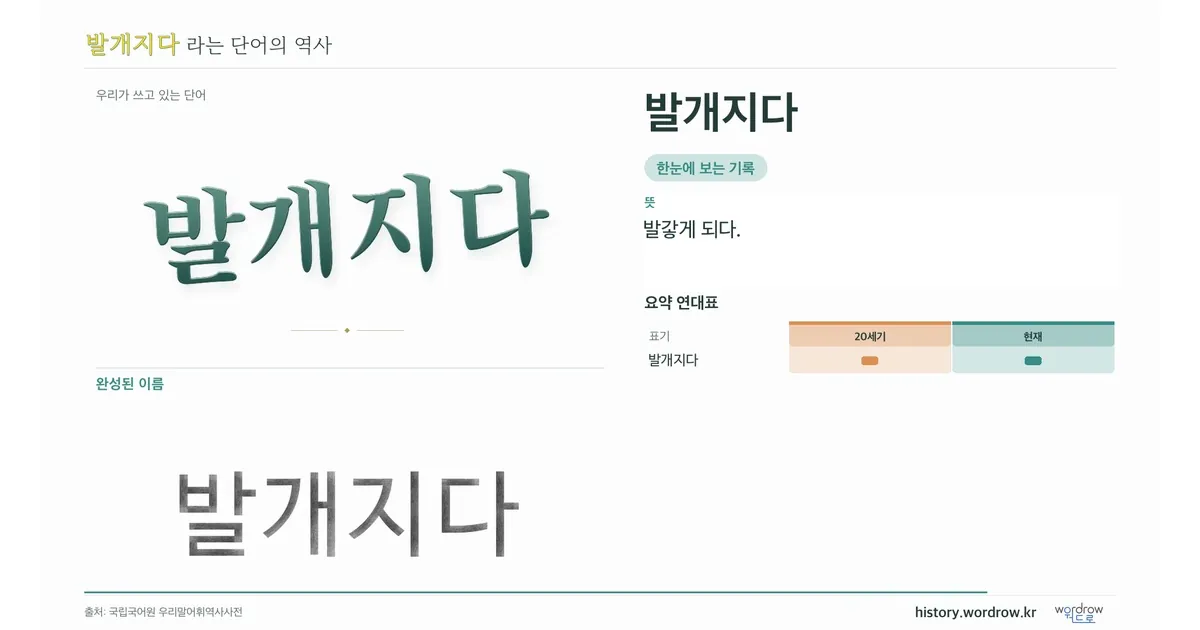 발개지다 대표 이미지