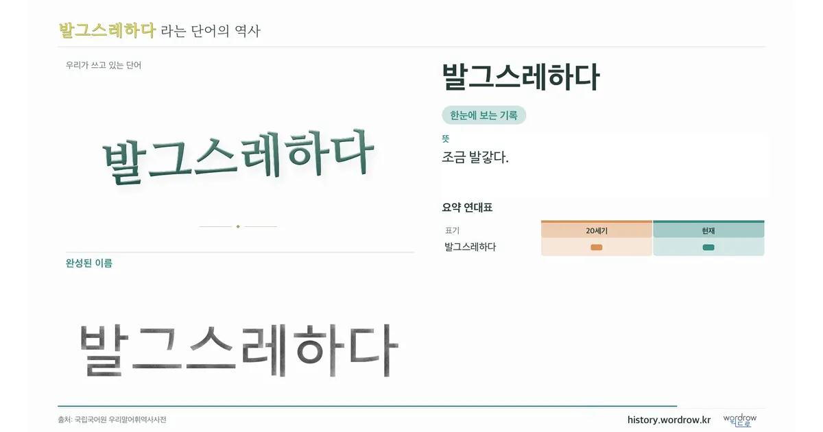 발그스레하다 대표 이미지