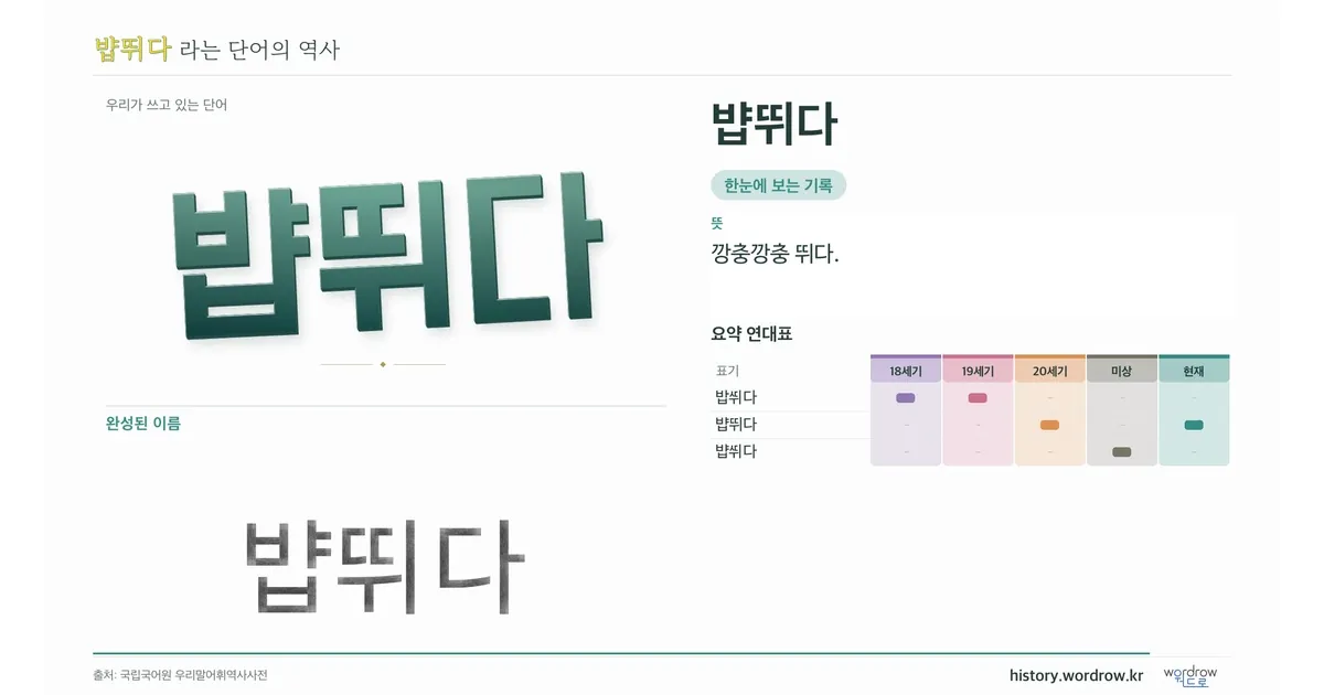 뱝뛰다 대표 이미지