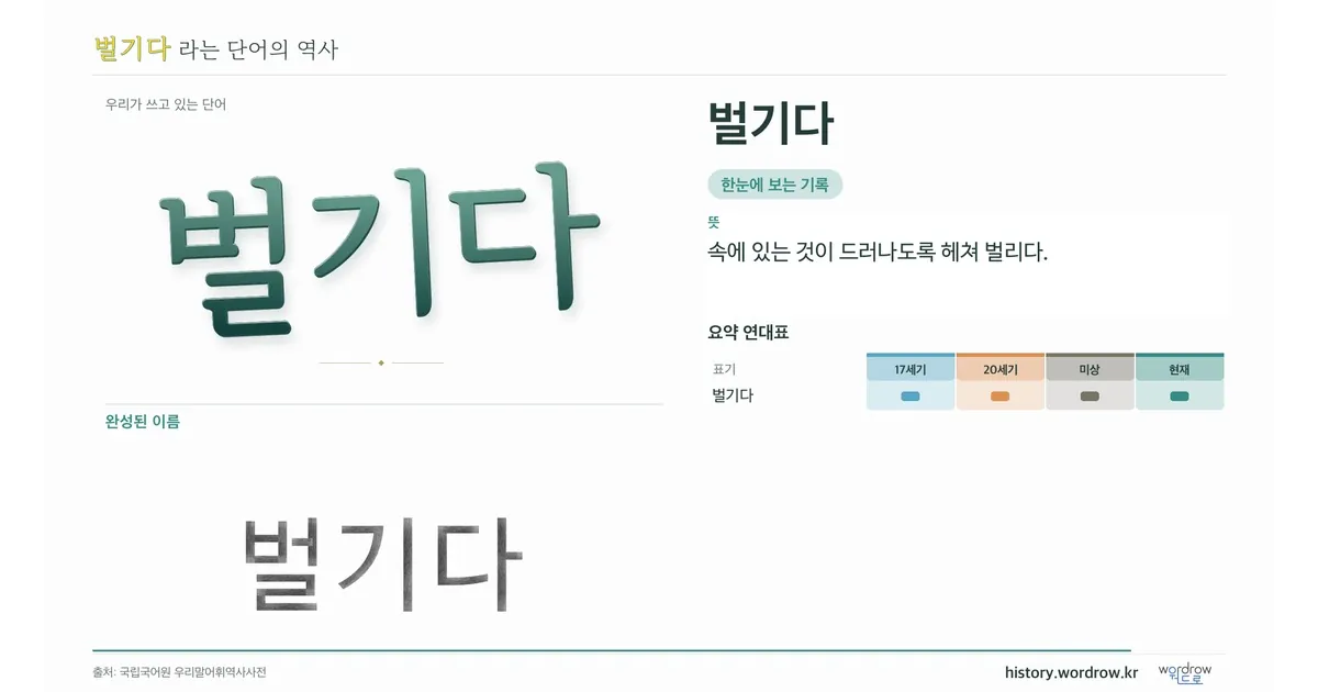 벌기다 대표 이미지