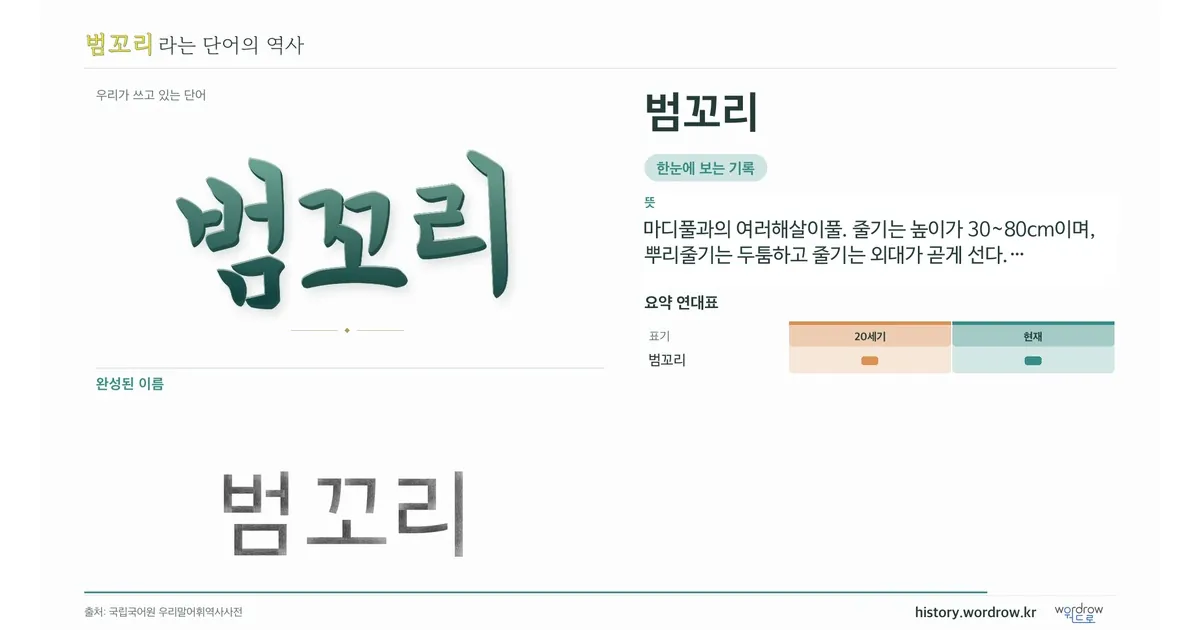 범꼬리 대표 이미지