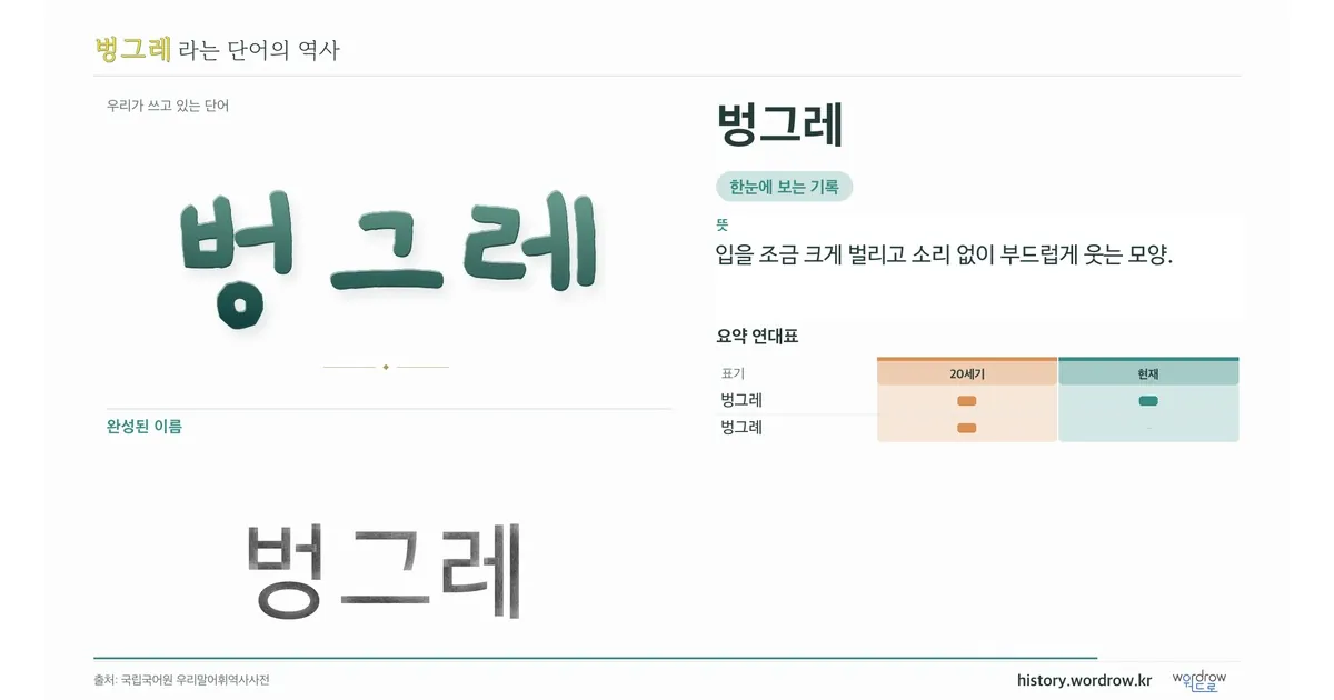 벙그레 대표 이미지