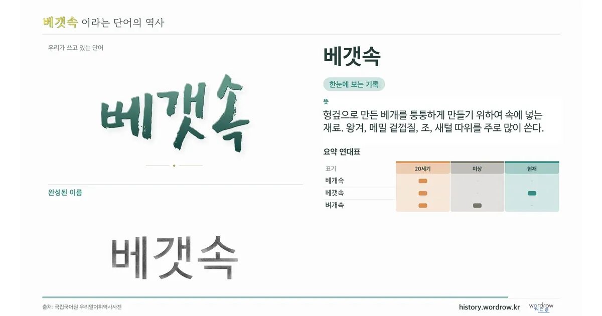 베갯속 대표 이미지