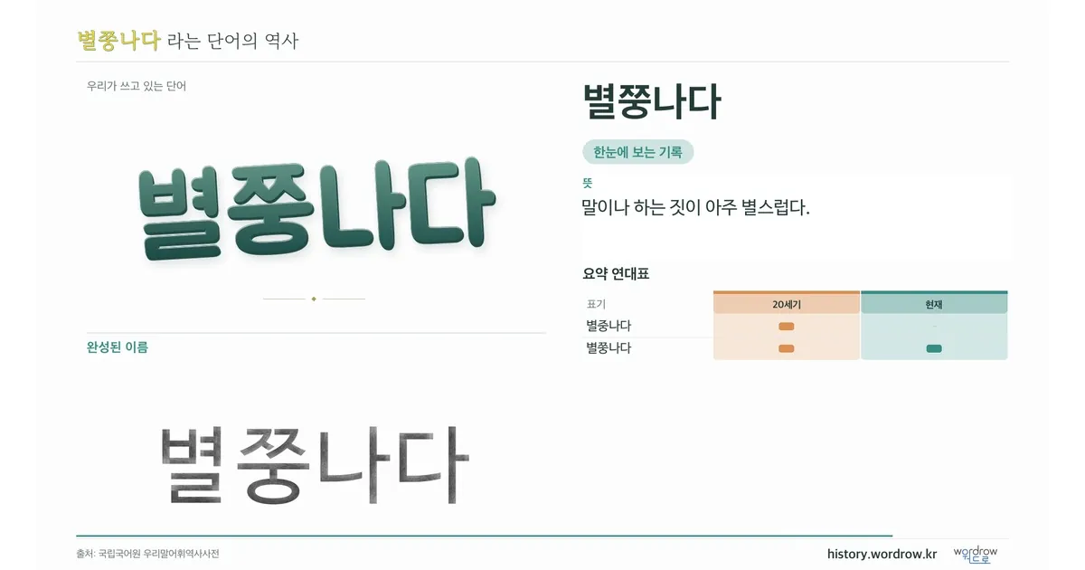 별쭝나다 대표 이미지